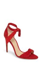 Women's Alexandre Birman 'clarita' Ankle Tie Sandal .5 M - Red