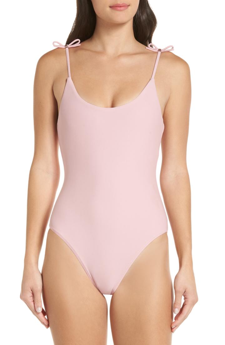 Women's Ted Baker London Ottino Velvet One-piece Swimsuit