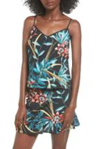 Women's Band Of Gypsies Tropical Print Camisole - Black