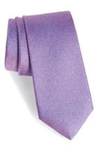 Men's Calibrate Blue Wrap Silk Tie, Size - Pink