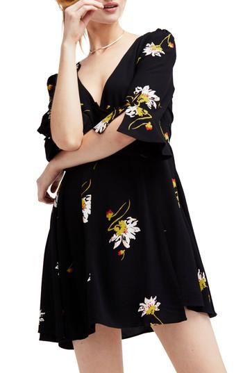 Women's Free People Time On My Side Minidress - Black