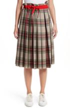 Women's Sofie D'hoore Pleated Technical Gabardine Skirt