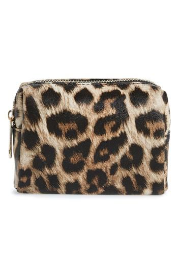 Yoki Bags Leopard Print Cosmetics Bag, Size - Leopard