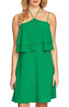 Women's Cece Ruffle Halter Dress - Green