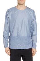 Men's Nike Long Sleeve Crinkle Crew Running Shirt