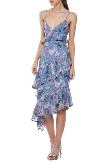 Women's La Maison Talulah Here & Now Asymmetric Midi Dress - Blue