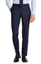 Men's Bonobos Jetsetter Flat Front Stretch Plaid Wool Blend Trousers