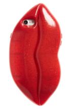Stella Mccartney Glitter Lips Iphone 7 Case - Red