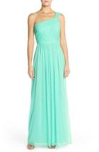 Women's Alfred Sung One-shoulder Shirred Chiffon Gown