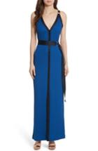 Women's Diane Von Furstenberg Ribbed Jersey Maxi Dress - Blue