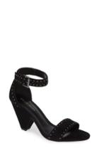 Women's Pelle Moda Krista Cone Heel Sandal M - Black