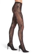 Women's Natori Feather Lace Fishnet Tights