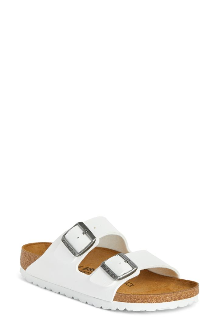 Women's Birkenstock 'arizona' White Birko-flor Sandal -6.5us / 37eu B - White