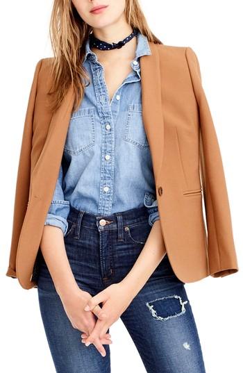 Women's J.crew Parke Blazer - Beige