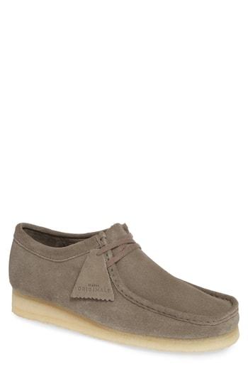 Men's Clarks 'wallabee' Moc Toe Derby M - Grey