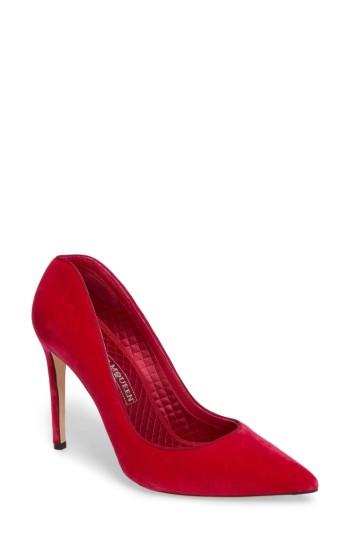 Women's Alexander Mcqueen Pointy Toe Pump .5us / 36.5eu - Red