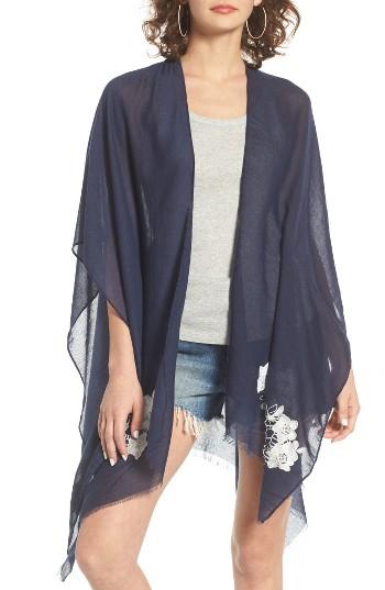 Women's Bp. Embroidered Ruana