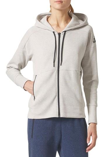 Women's Adidas Id Stadium Hoodie - Grey