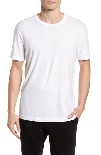 Men's James Perse Checkerboard Crewneck T-shirt (s) - Grey
