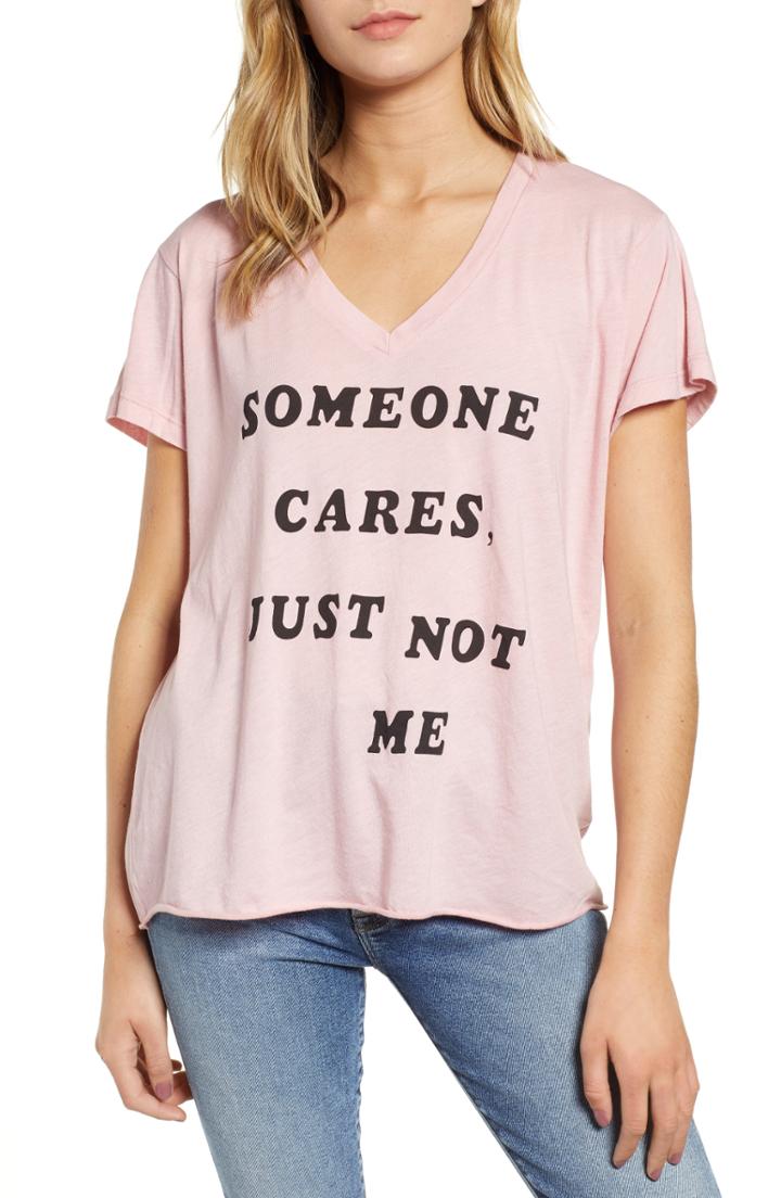 Women's Wildfox Romeo - Just Not Me V-neck Tee