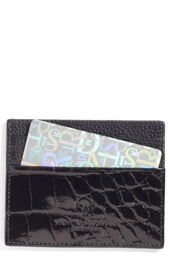 Men's Martin Dingman Executive Leather Card Case - Black