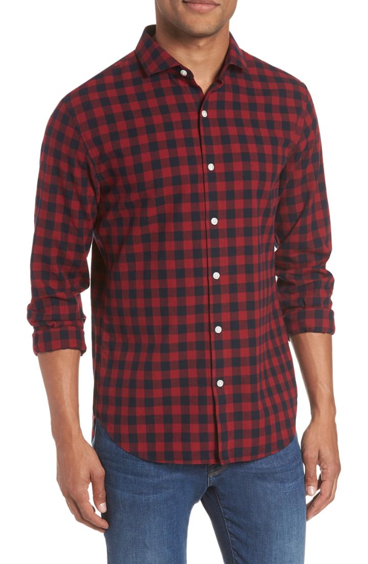 Men's Bonobos Unbutton Down Slim Fit Sport Shirt - Pink