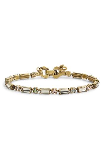 Women's Sorrelli Line & Dot Crystal Bracelet