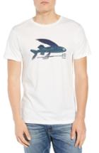 Men's Patagonia Flying Fish Organic Cotton T-shirt - White