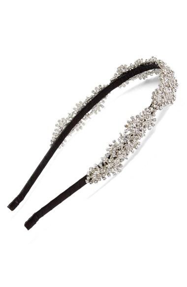 Tasha Crystal Headband, Size - Metallic