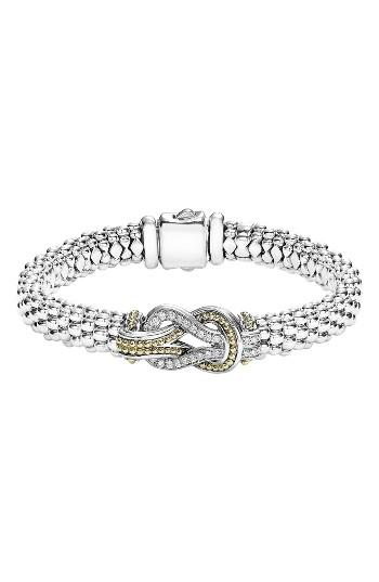 Women's Lagos Caviar Newport Diamond Station Bracelet