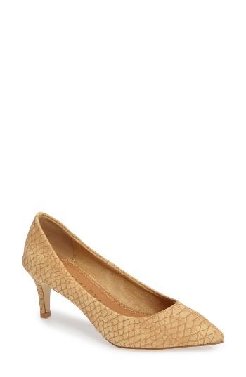 Women's Athena Alexander Tikka Pointy Toe Pump M - Beige