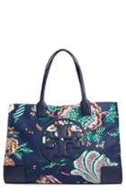 Tory Burch Ella Print Tote - Blue