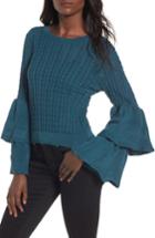 Women's Devlin Molly Ruffle Sweater - Blue