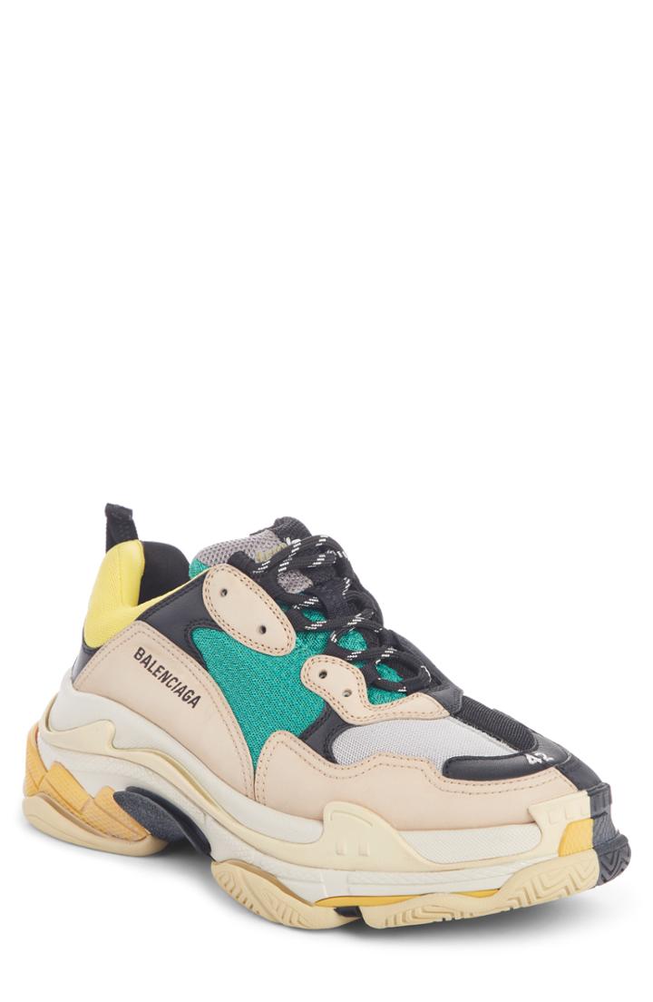 Men's Balenciaga Triple-s Split Sneaker Us / 39eu - Yellow