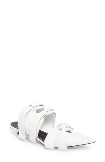 Women's Proenza Schouler Pointy Toe Mule .5us / 37.5eu - White