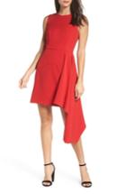 Women's Chelsea28 Asymmetrical Sheath Dress - Red