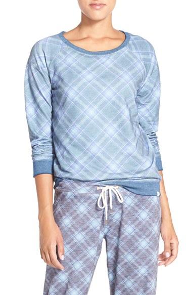 Women's Honeydew Intimates Burnout French Terry Sweatshirt - Blue