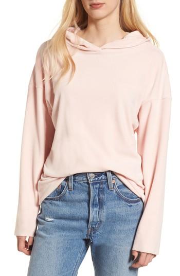 Women's Love, Fire Hoodie - Pink