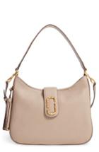 Marc Jacobs Interlock Leather Hobo - Beige