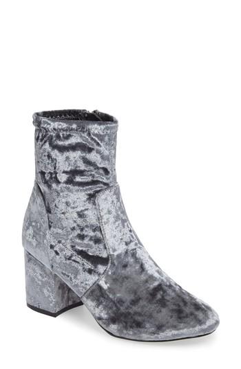 Women's Very Volatile Eclipse Velvet Sock Bootie .5 M - Blue