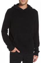Men's Vince Cashmere Pullover Hoodie, Size - Black