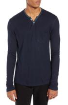 Men's Joe's Fit Henley, Size Small - Blue