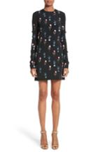 Women's Cushnie Et Ochs Beaded Silk Crepe Dress - Black