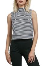 Women's Volcom Lil Tank Stripe Top - White