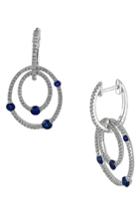 Women's Bony Levy Sapphire & Diamond Drop Earrings (nordstrom Exclusive)