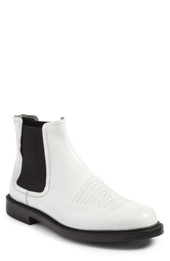 Men's Calvin Klein 205w39nyc Hova Chelsea Boot Us / 45eu - White