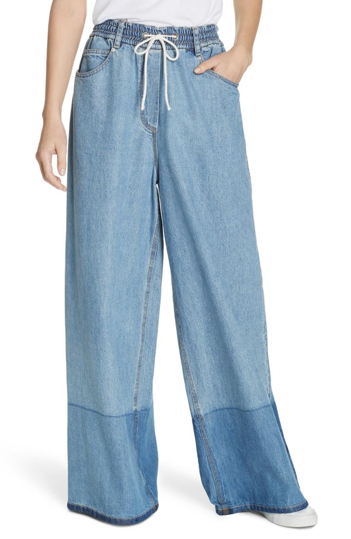 Women's Sea Deja Denim Boxer Pants - Blue