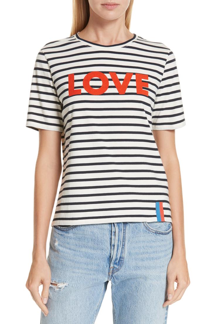 Women's Kule The Modern Love Stripe Tee - Ivory