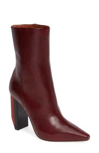 Women's Vetements Reflector Heel Ankle Boot Us / 36eu - Burgundy