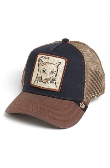 Men's Goorin Brothers 'animal Farm - Cougar' Trucker Hat - Blue